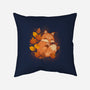 Autumn Fox-none removable cover throw pillow-ricolaa