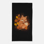 Autumn Fox-none beach towel-ricolaa