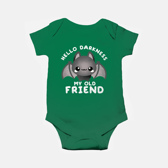 Darkness My Old Friend-baby basic onesie-NemiMakeit