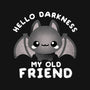 Darkness My Old Friend-none fleece blanket-NemiMakeit