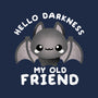 Darkness My Old Friend-none fleece blanket-NemiMakeit