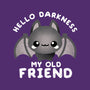 Darkness My Old Friend-none dot grid notebook-NemiMakeit