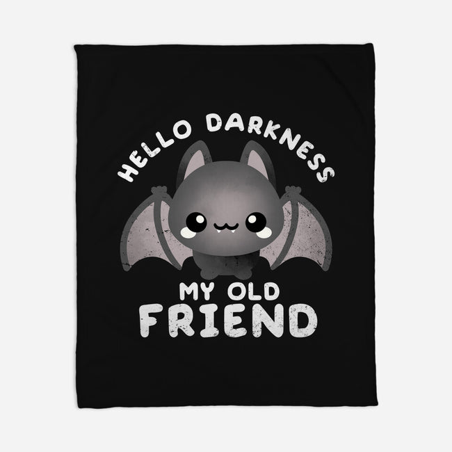 Darkness My Old Friend-none fleece blanket-NemiMakeit