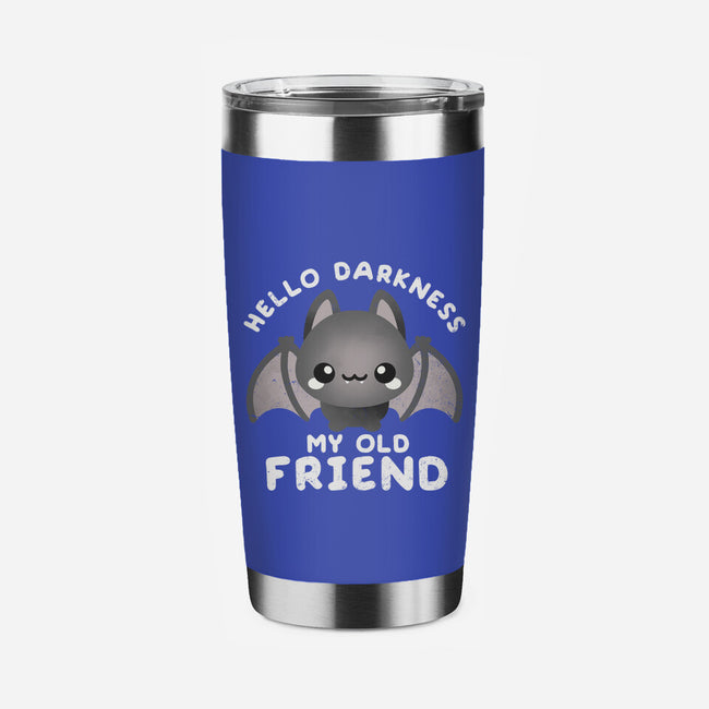 Darkness My Old Friend-none stainless steel tumbler drinkware-NemiMakeit