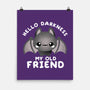 Darkness My Old Friend-none matte poster-NemiMakeit