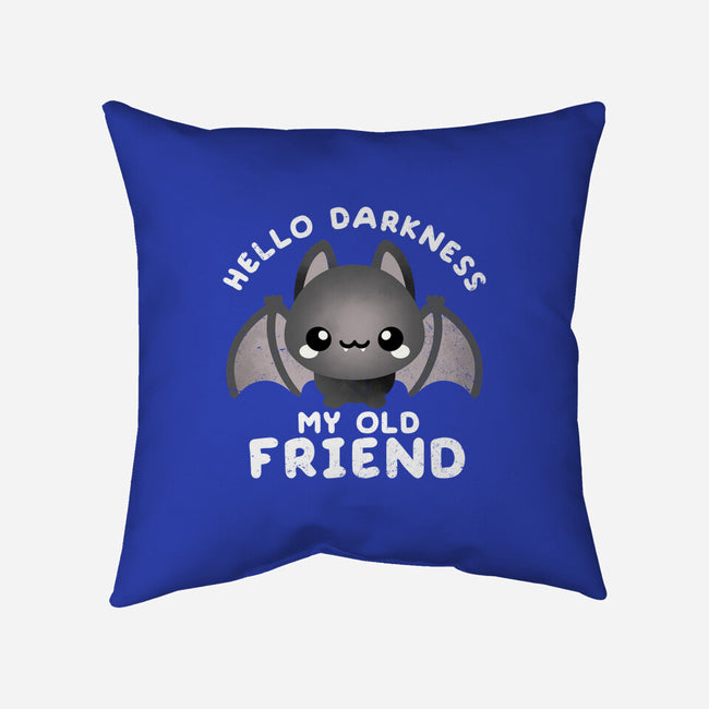 Darkness My Old Friend-none removable cover throw pillow-NemiMakeit