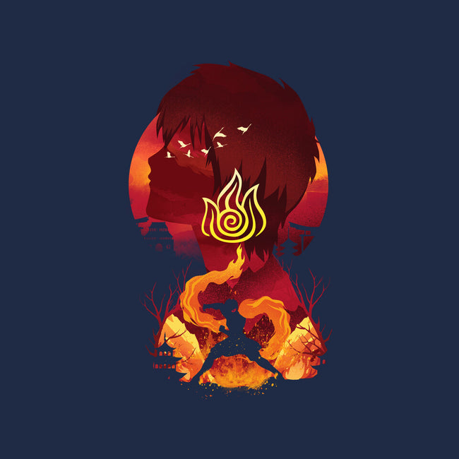 Fire Nation Landsacape-womens basic tee-dandingeroz