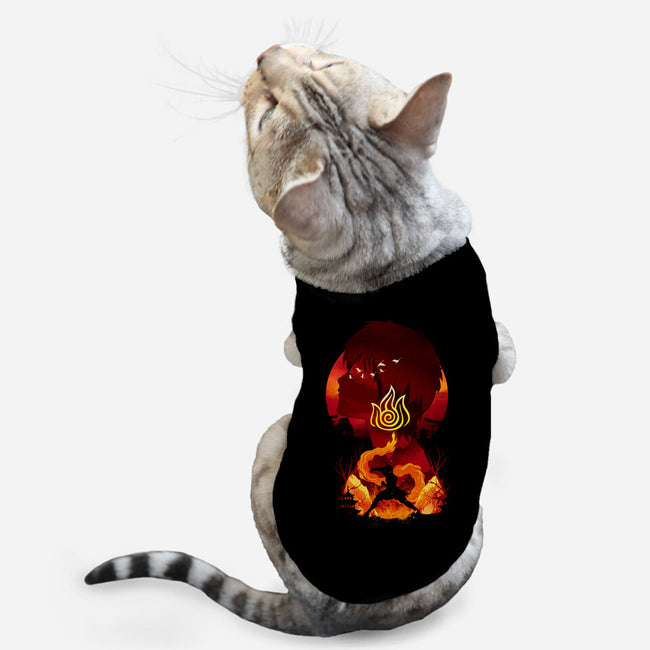 Fire Nation Landsacape-cat basic pet tank-dandingeroz