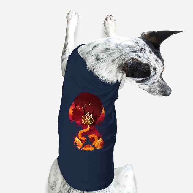 Fire Nation Landsacape-dog basic pet tank-dandingeroz