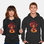 Fire Nation Landsacape-unisex pullover sweatshirt-dandingeroz