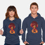 Fire Nation Landsacape-unisex pullover sweatshirt-dandingeroz