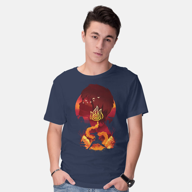 Fire Nation Landsacape-mens basic tee-dandingeroz