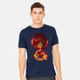 Fire Nation Landsacape-mens heavyweight tee-dandingeroz