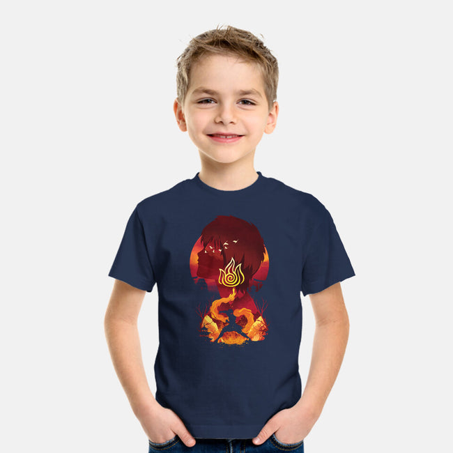 Fire Nation Landsacape-youth basic tee-dandingeroz