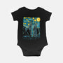Starry Argonath-baby basic onesie-retrodivision