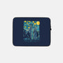 Starry Argonath-none zippered laptop sleeve-retrodivision