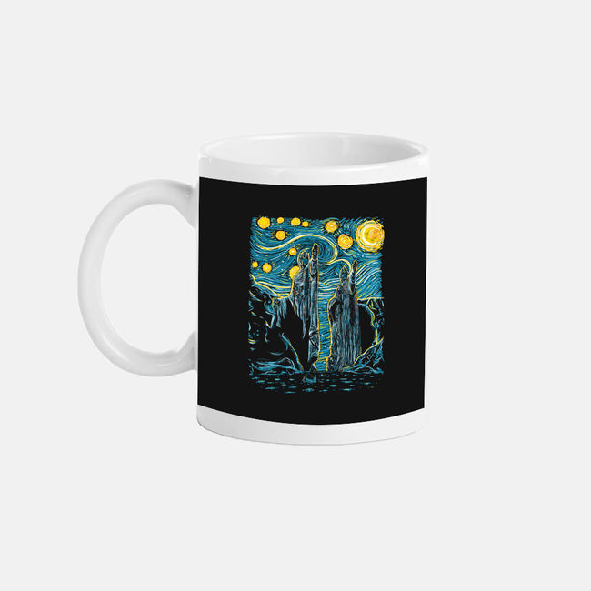 Starry Argonath-none glossy mug-retrodivision