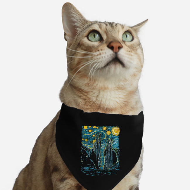 Starry Argonath-cat adjustable pet collar-retrodivision