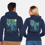 Starry Argonath-unisex zip-up sweatshirt-retrodivision