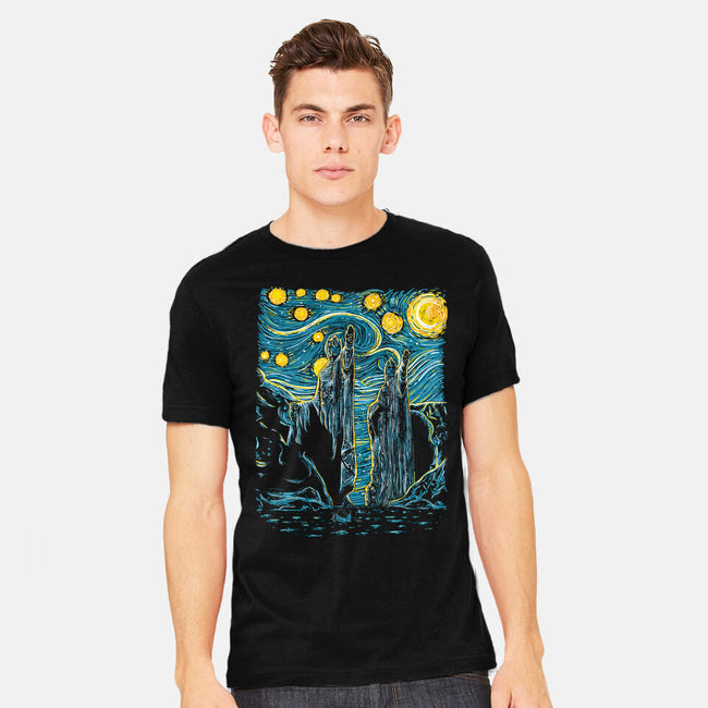 Starry Argonath-mens heavyweight tee-retrodivision