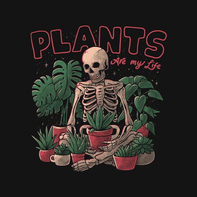 Plants Are My Life-none removable cover w insert throw pillow-eduely