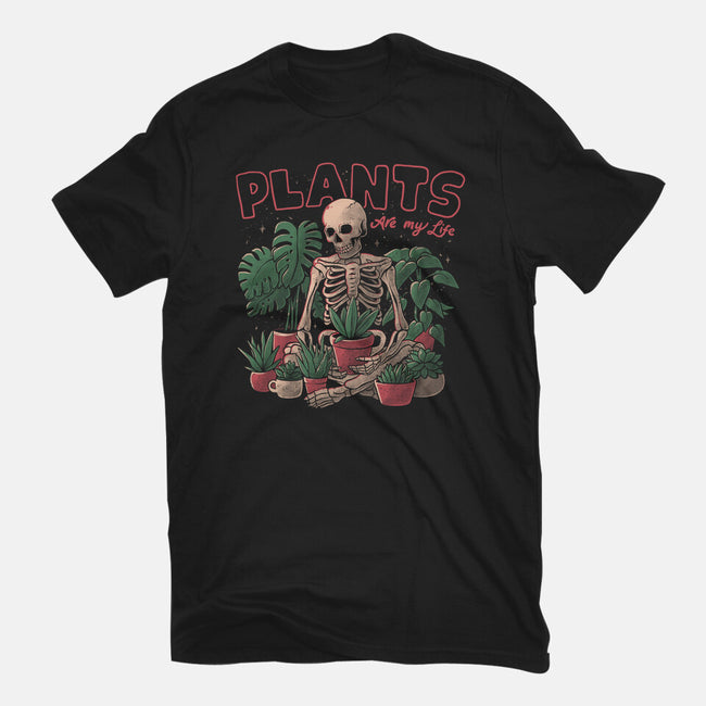 Plants Are My Life-womens basic tee-eduely