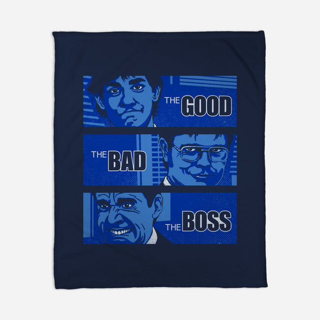 The Good, The Bad And The Boss-none fleece blanket-Getsousa!