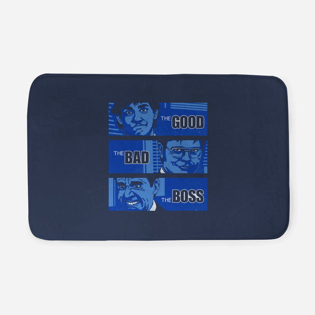 The Good, The Bad And The Boss-none memory foam bath mat-Getsousa!