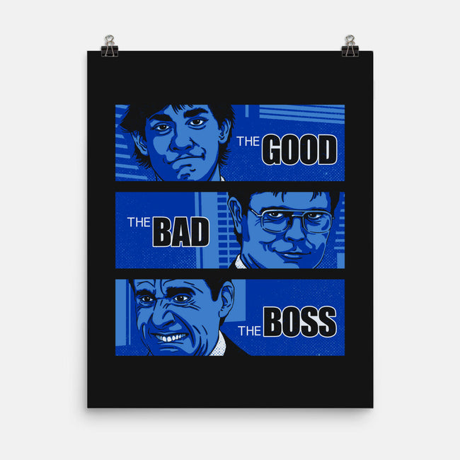 The Good, The Bad And The Boss-none matte poster-Getsousa!
