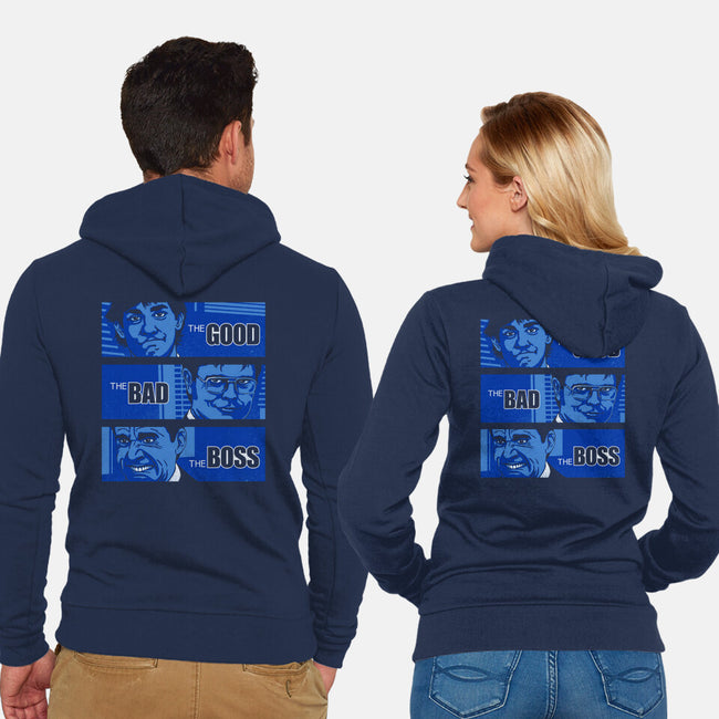 The Good, The Bad And The Boss-unisex zip-up sweatshirt-Getsousa!