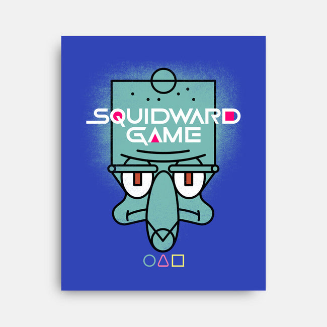 Squidward Game-none stretched canvas-rocketman_art