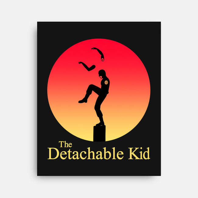 The Detachable Karate Kid-none stretched canvas-Boggs Nicolas