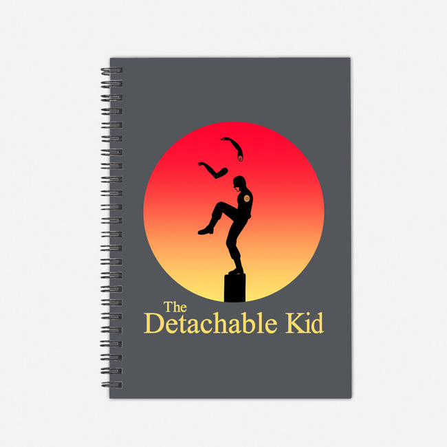The Detachable Karate Kid-none dot grid notebook-Boggs Nicolas