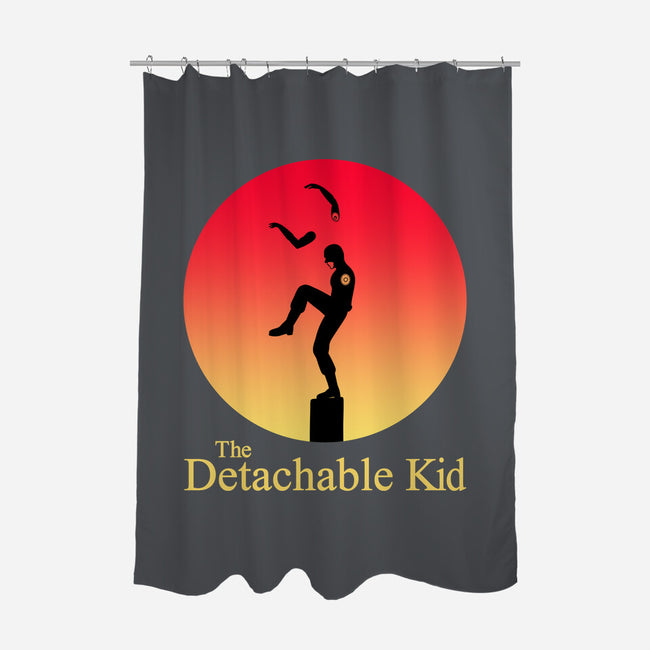 The Detachable Karate Kid-none polyester shower curtain-Boggs Nicolas