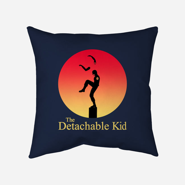 The Detachable Karate Kid-none removable cover throw pillow-Boggs Nicolas