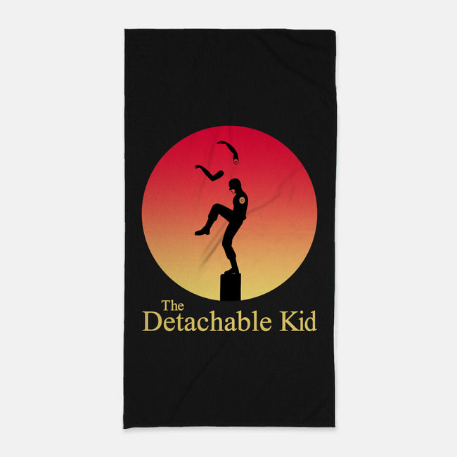 The Detachable Karate Kid-none beach towel-Boggs Nicolas