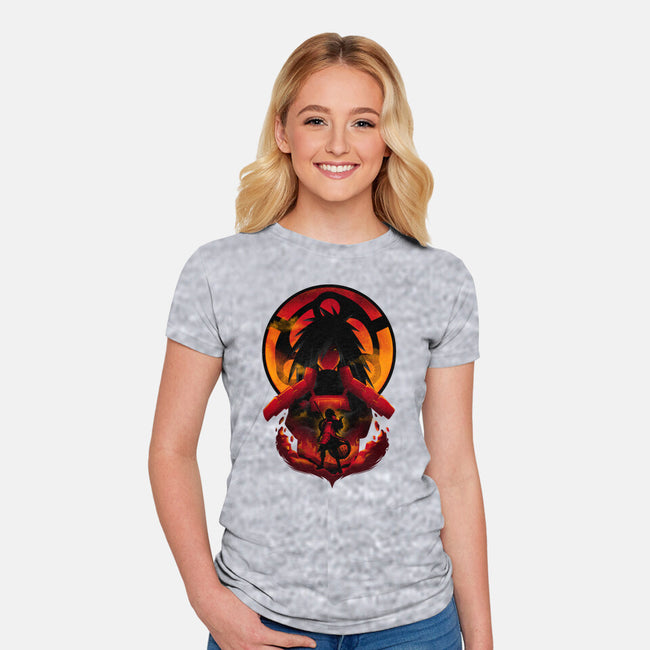 The Invincible Madara-womens fitted tee-hypertwenty