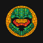 117 Helmet Mosaic-none glossy sticker-Logozaste