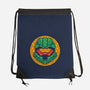 117 Helmet Mosaic-none drawstring bag-Logozaste