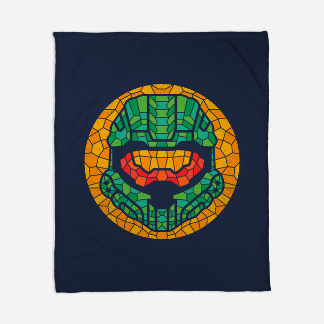 117 Helmet Mosaic-none fleece blanket-Logozaste