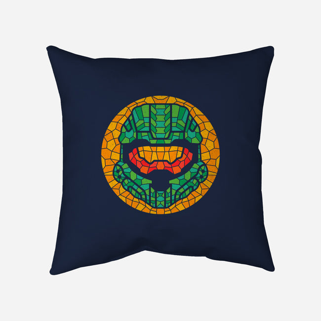 117 Helmet Mosaic-none removable cover w insert throw pillow-Logozaste