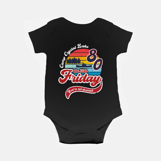Friday 1980-baby basic onesie-DrMonekers