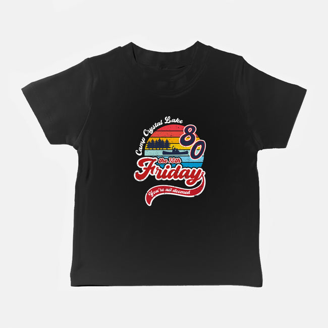 Friday 1980-baby basic tee-DrMonekers