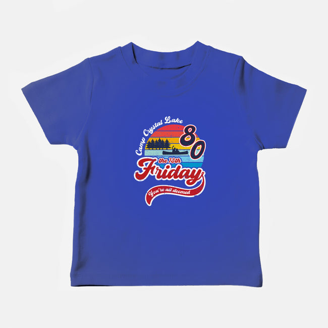 Friday 1980-baby basic tee-DrMonekers