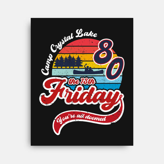 Friday 1980-none stretched canvas-DrMonekers