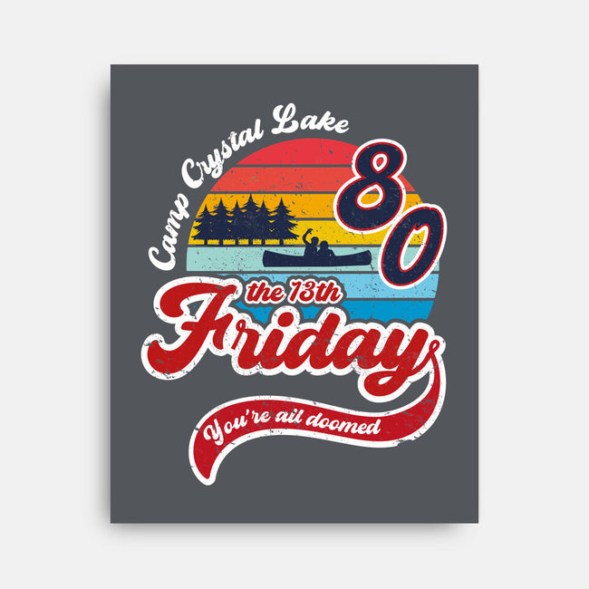 Friday 1980-none stretched canvas-DrMonekers