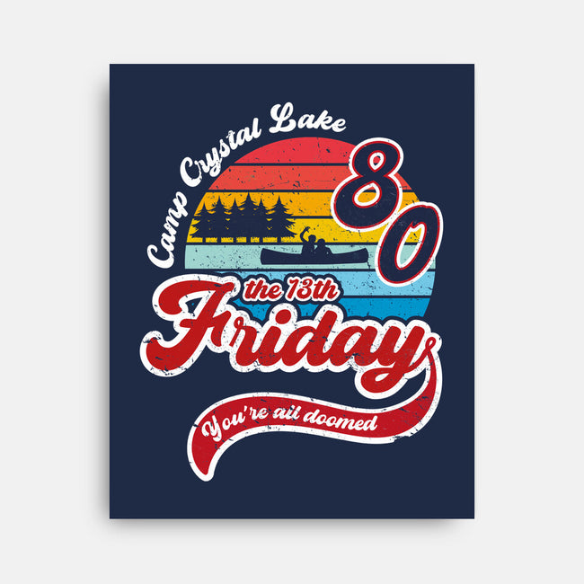 Friday 1980-none stretched canvas-DrMonekers