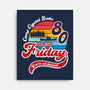 Friday 1980-none stretched canvas-DrMonekers
