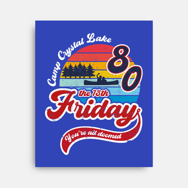 Friday 1980-none stretched canvas-DrMonekers