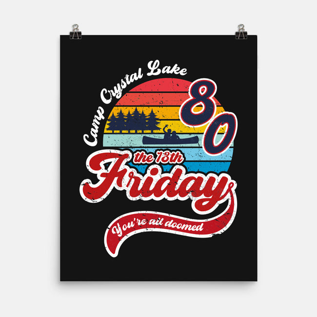 Friday 1980-none matte poster-DrMonekers